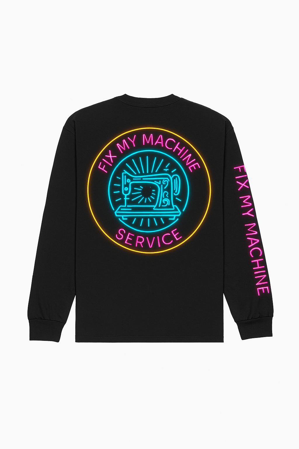 Fix my Machine Tee shirt - Neon